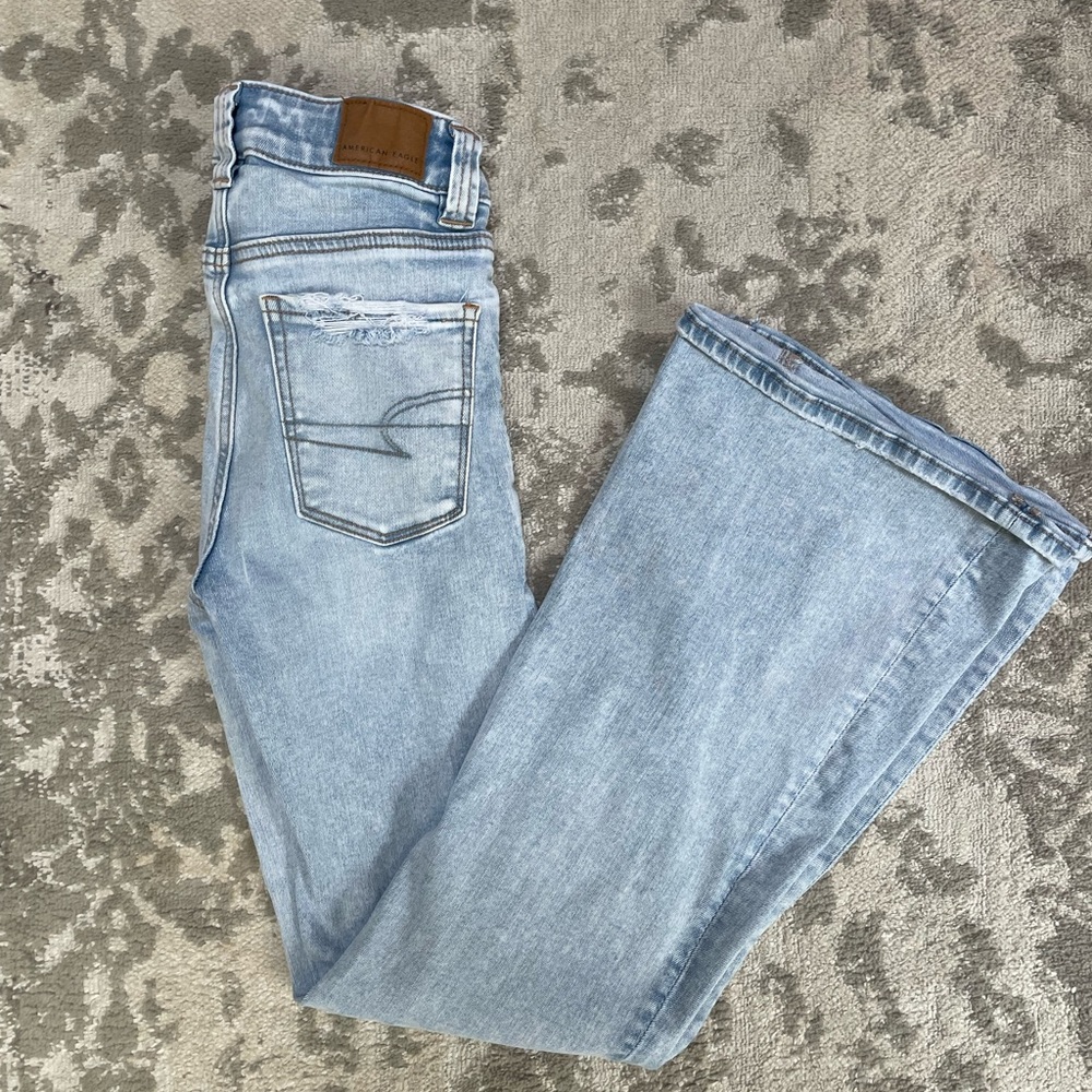 American Eagle Super Hi-rise Flare